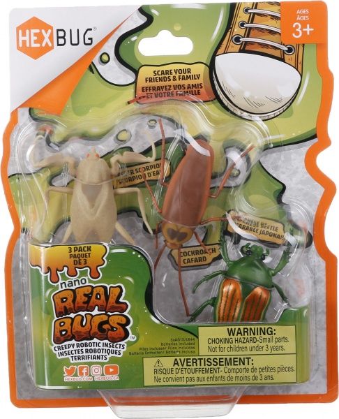 Набір мікророботів Hexbug Real Bugs в асортименті 477-7801