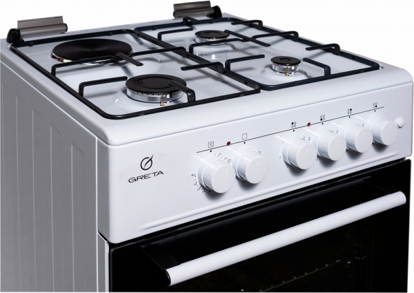 Плита комбинированная Greta KKE 62 LG 13 W