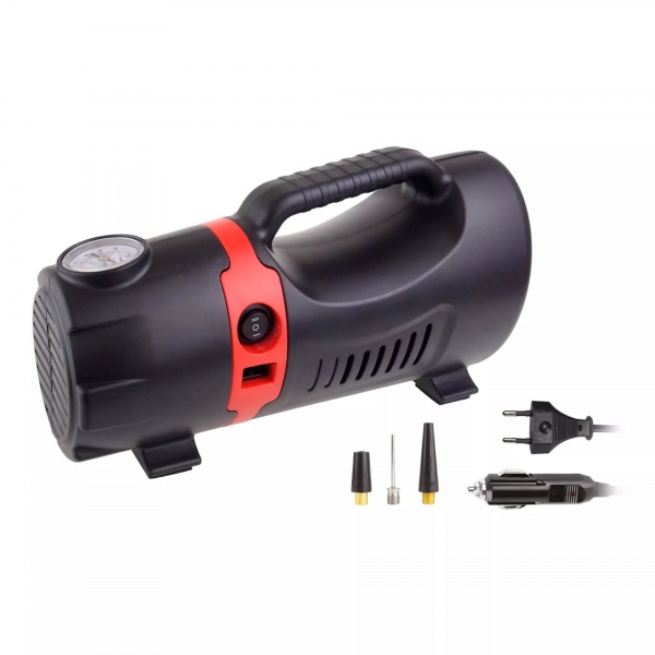 Компресcор автомобильный AMiO 12V/230V (02383)