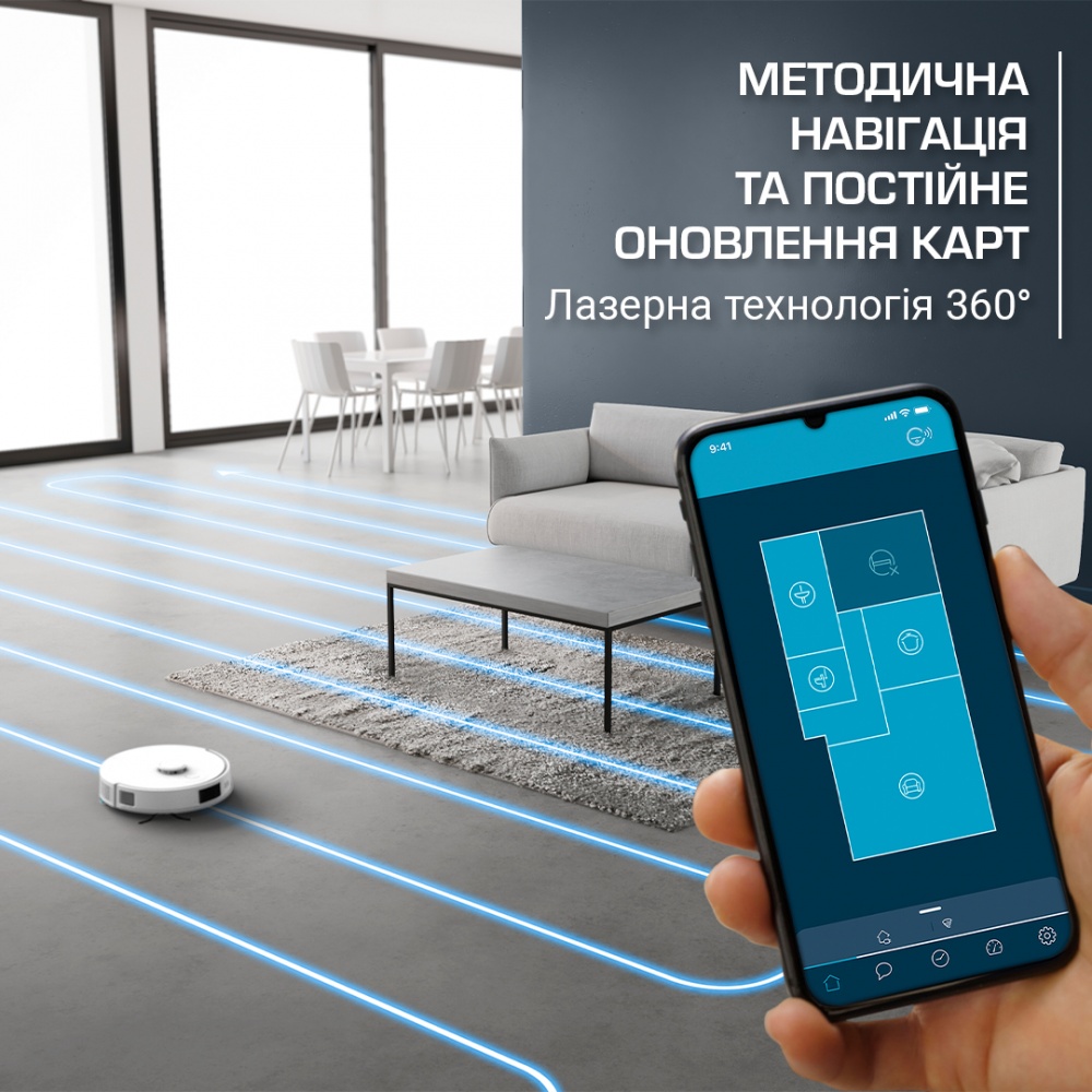 Робот-пылесос Rowenta X-PLORER Serie 140 RR9177WH white