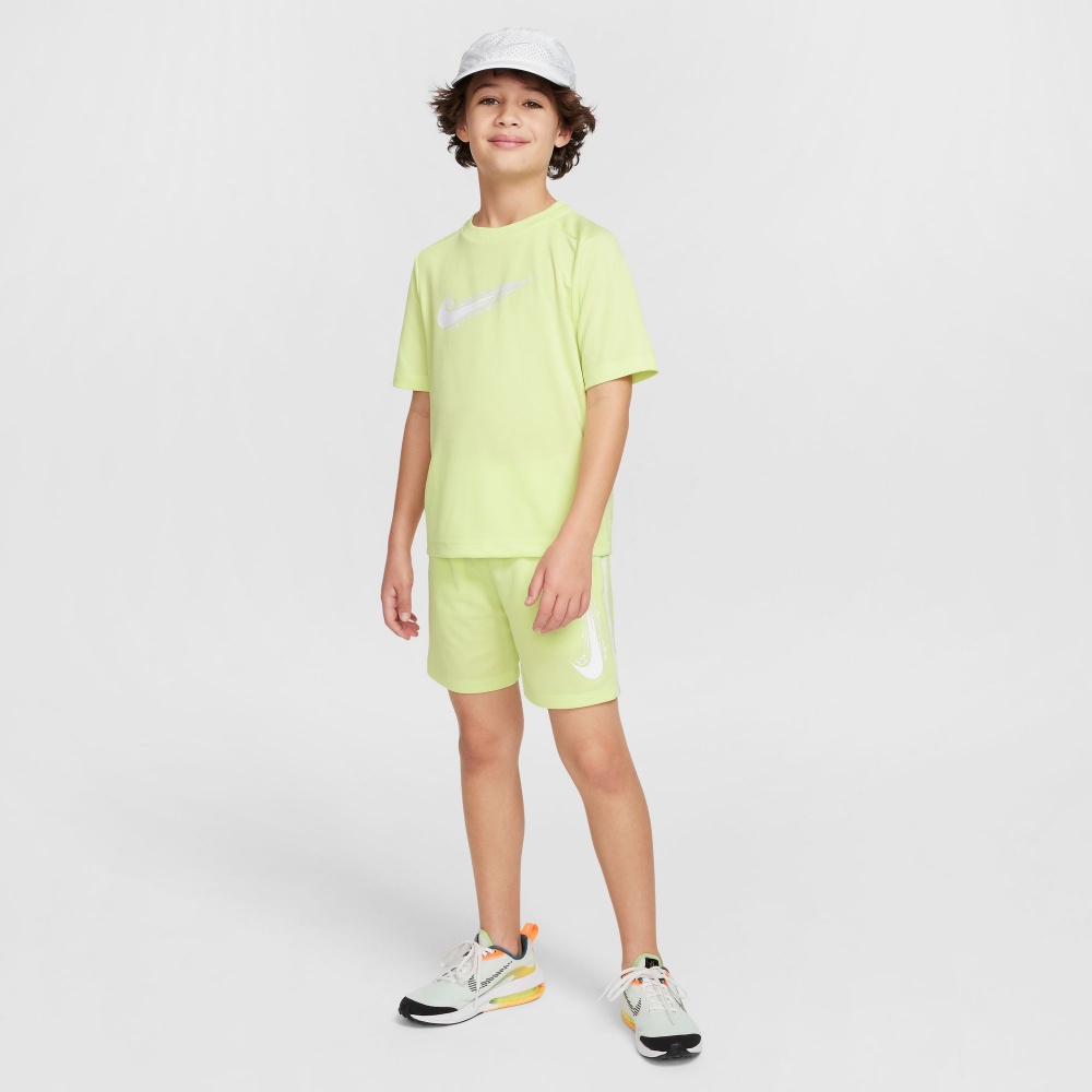 Футболка Nike B NK DF MULTI SS TOP HBR HF8100-736 р.S желтый