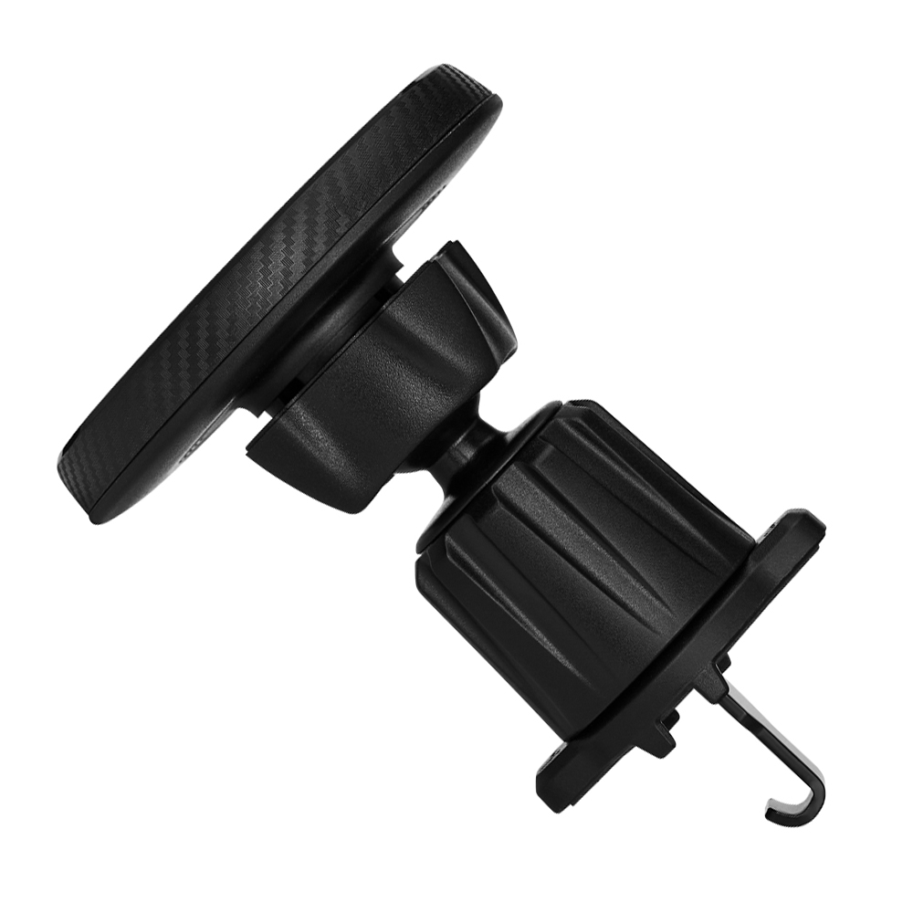 Тримач для телефона AirVent Ultra MagCircle на дефлектор, магнітний Magsafe Brevia чорний