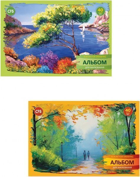 Альбом для рисования на пружине NATURE 40 листов А4 Cool For School