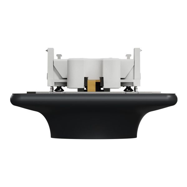 Розетка силовая двойная с заземлением Schneider Electric Sedna Design со шторками без крышки черный SDD314221