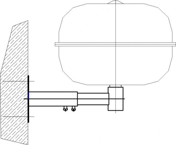 Крепление Termojet для расшерительного бака СК-56