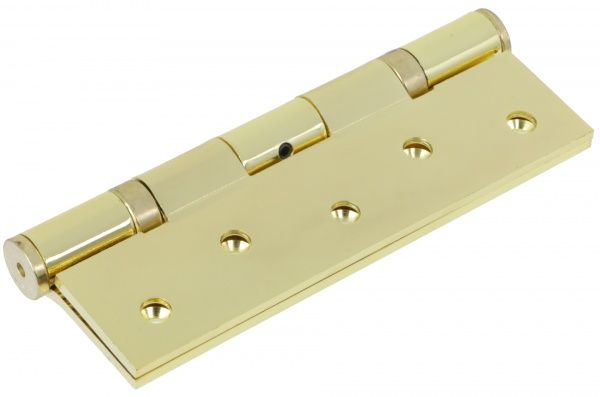 Петля универсальная  MVM HE-120 BP 125x75x3 мм полированная латунь