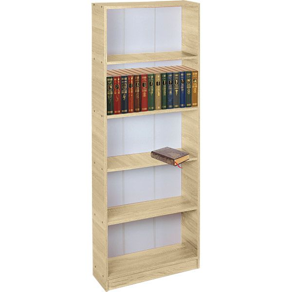 Этажерка пристенная Дорос 1810х220х620 мм дуб родос