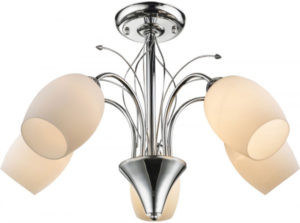 Люстра стельова Globo Pessoa II 5xE27 хром 54709-5 