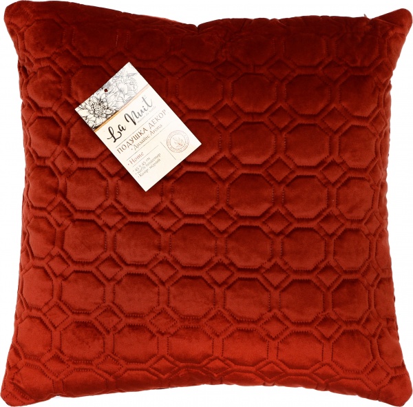 Подушка декоративная Arona 45x45 см медный La Nuit 
