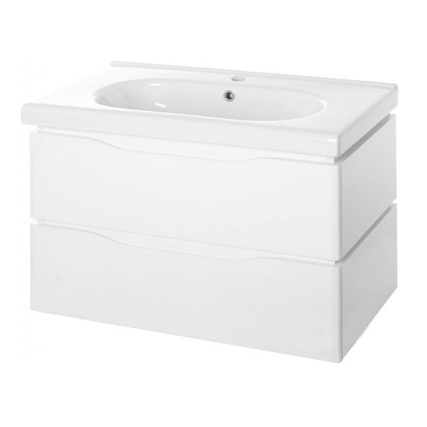 Тумба подвесная Aqua Rodos Венеция 80 с умывальником City 80