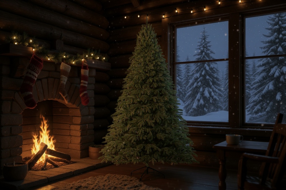 Искусственная елка литая Лапландская 2,50 м зеленая Україна