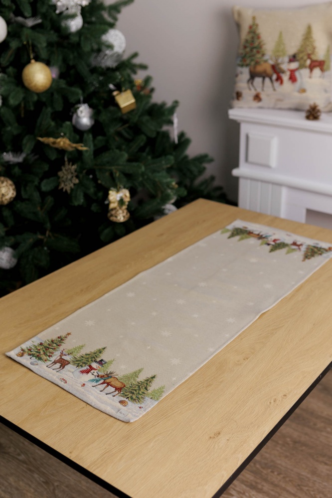 Раннер Зимний лес 35x100 см La Nuit