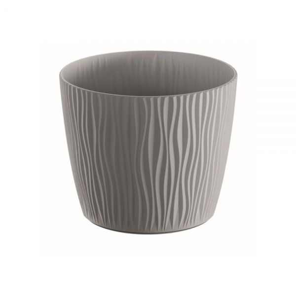 Горшок для цветов Prosperplast SANDY 130 мм круглый 1,8л серый (26408-405) 