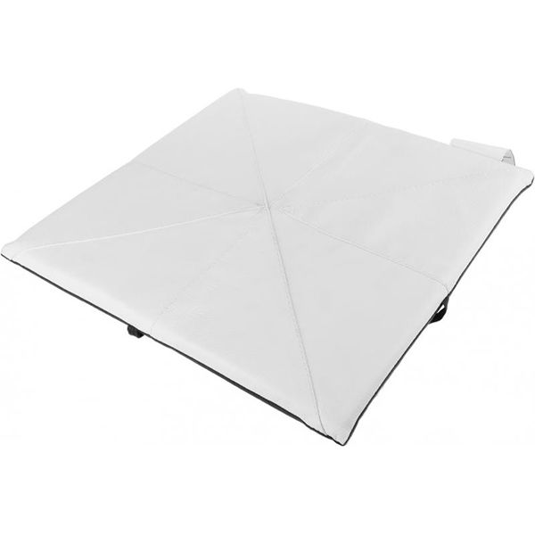 Подушка пэчворк 32х32х2 см белый