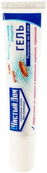 Гель Чистый дом від садових і домашніх мурах і тарганів