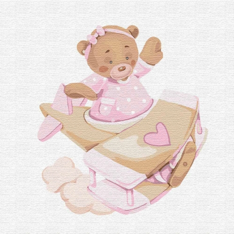 Картина по номерам Расправив крылья 30x30 см Идейка 