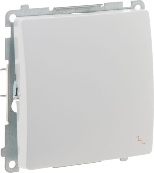 Выключатель проходной одноклавишный Simon Basic без подсветки 10 А 250В белый BMW6.01/11