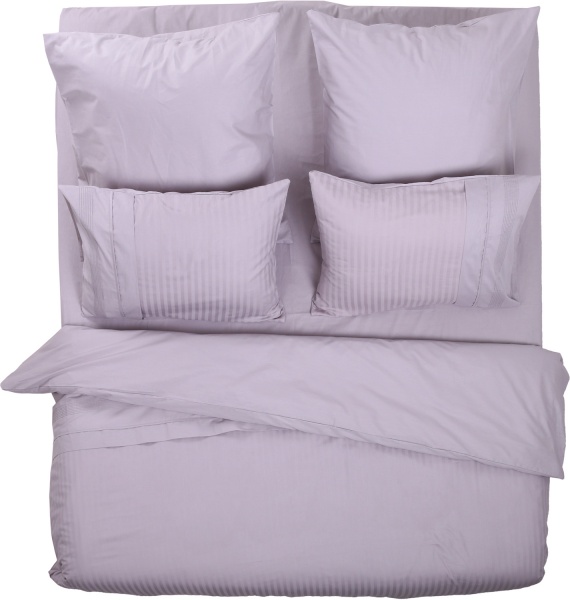 Комплект постільної білизни Exclusive Stripe Deluxe 2.0 ліловий La Nuit 
