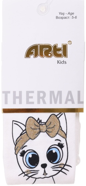 Колготки для девочек ARTI 650008р.106-118 молочный 