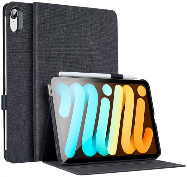Чехол-книжка ESR з тримачем Apple Pencil Urban Premium Folio Case iPad mini 6 2021 black (14705) 