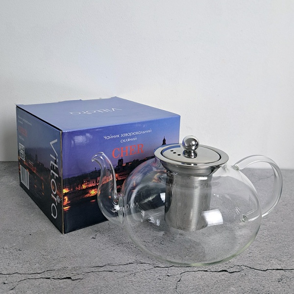 Чайник заварочный Cher 800 мл VT-5504-800 Vittora