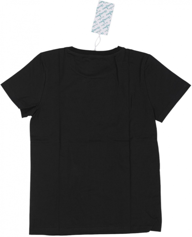 Футболка унисекс HW р.128/134 черный NULL