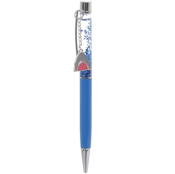 Ручка кулькова NINGBO JOHNSHEN STATIONERY CO.,LTD Акула металева синя MF992103 