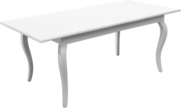 Стол обеденный Астер гевея, белый 