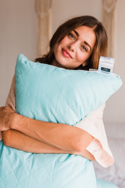 Подушка бавовняна 1291 Valentino висока 50х70 см (2200001538047) MirSon