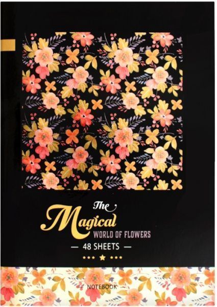 Блокнот Квіти А5 48 арк Bourgeois