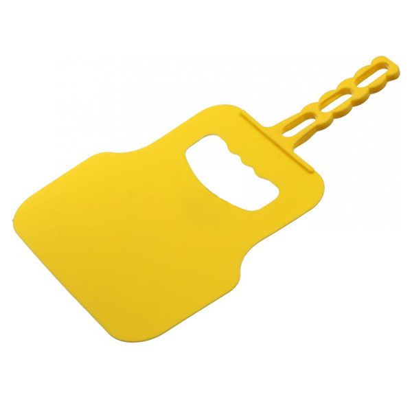 Лопатка для раздувания углей желтая