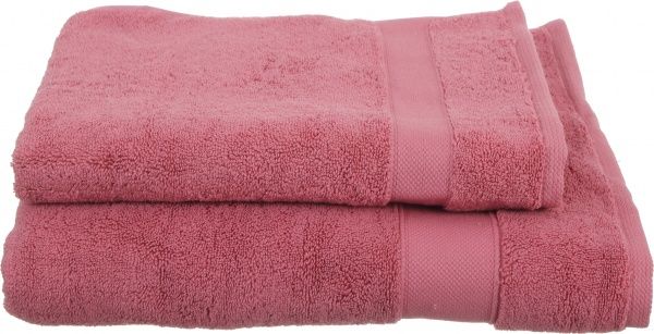 Полотенце махровое с бордюром 70x140 см розовый La Nuit 