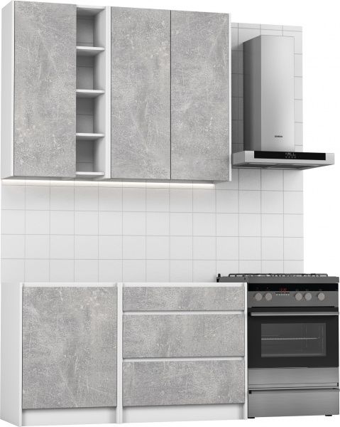 Кухня МС Ідея ЛОФТ (без стільниці) ДСП 1,4 м 