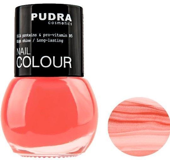 Лак для нігтів Pudra Cosmetics Nail Colour №31 коралово-рожевий 13 мл 