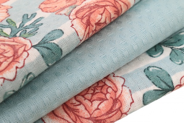 Набір рушників вафельних Розарій 45x60 см Luna різнокольоровий 