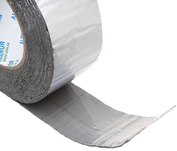 Лента герметизирующая Alenor BF бутиловая 50 мм x 10 м алюминиевая
