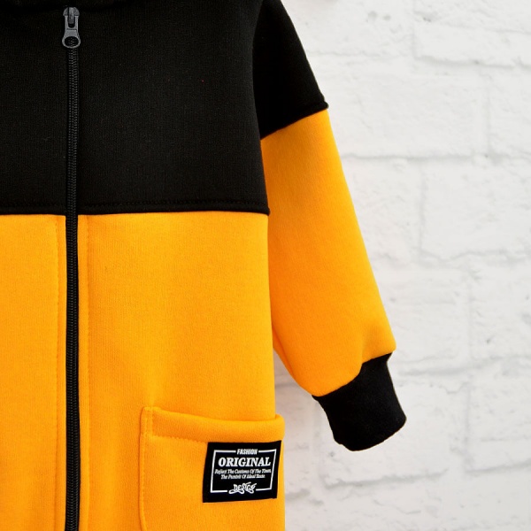 Ромпер унисекс Blanka Комби р.80 желтый 110035 