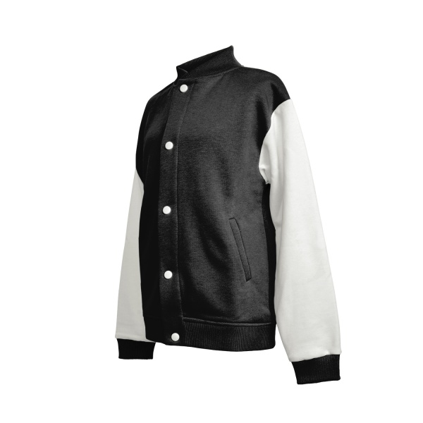 Бомбер дитячі WP Merchandise Бомбер / Бомбер р.152 чорно-білий FWPBOMBER23BK0152 