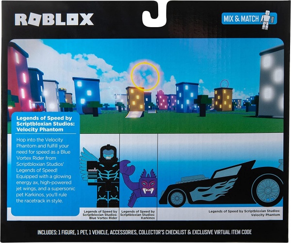 Фігурка колекційна Jazwares Roblox Feature Vehicle Legends of Speed by Scriptbloxian Studios: Velocity Phantom W12 ROB0690{