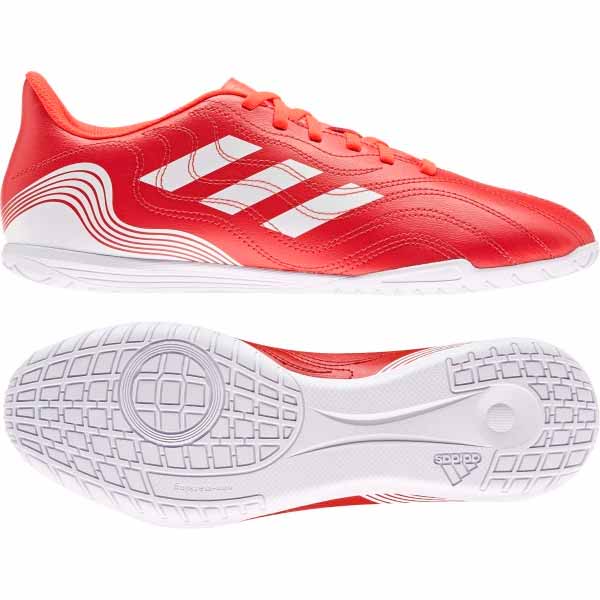 Футзальне взуття Adidas COPA SENSE.4 IN FY6181 р.UK 7 червоно-білий