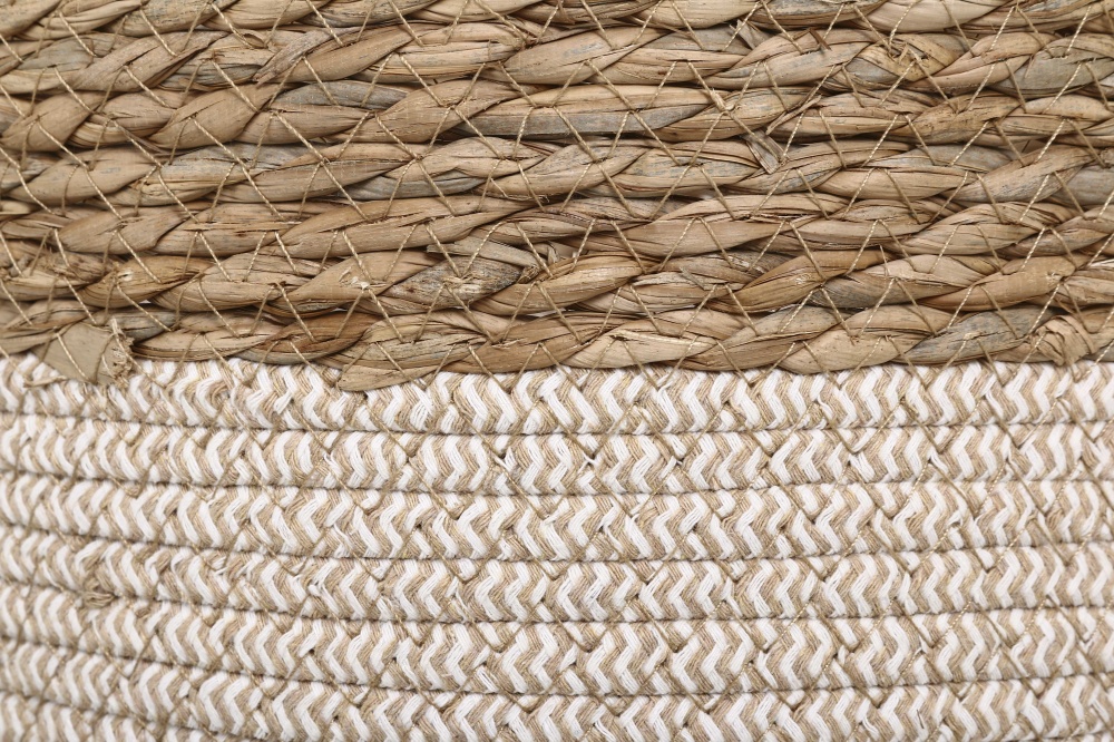 Корзина Sona с крышкой и хлопковой вставкой круглый 32х31 см