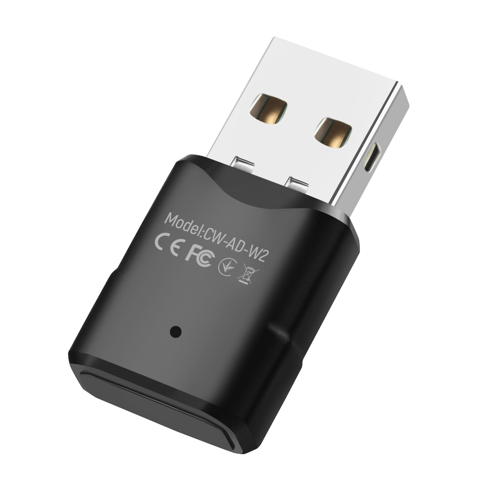 Wi-Fi-адаптер ColorWay Wi-Fi 6 286 Мбіт/с (CW-AD-W1) чорний