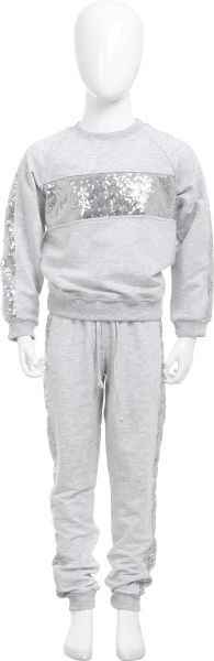 Спортивний костюм УКРОДЯГ для дівчинки р.140 сірий ШЯ-3/18/4 