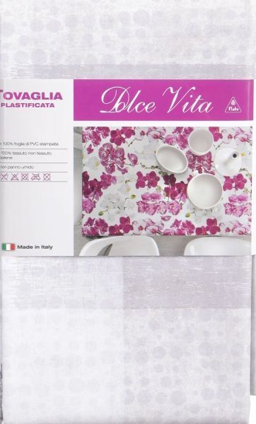 Скатерть Абстракция 140x240 см серый Джованні Ботічеллі 