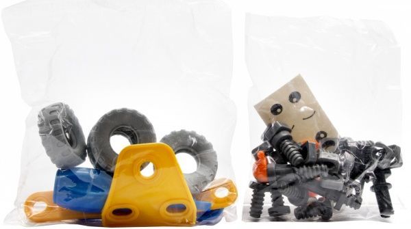 Конструктор Flexible Build & Play Бульдозер і машина 2555-10E