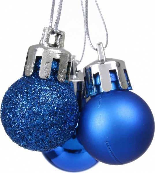 Набір ялинкових куль колір в асортименті d 20 мм 24 шт./уп.