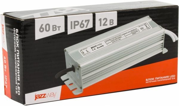 Блок живлення JAZZway 12 В 60 Вт IP67 3329273