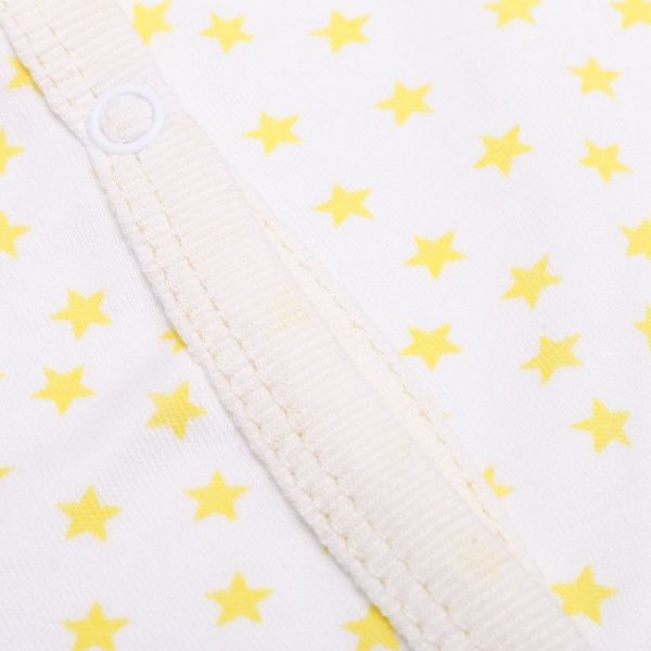 Комбинезон детский Bambinelli желтая звезда р.56 белый с рисунком 