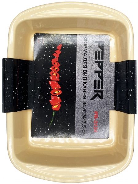 Форма для випічки прямокутна кераміка PEPPER PR-3125 (102861)