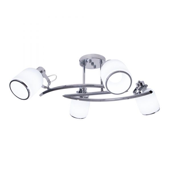 Люстра подвесная Altalusse 4x40 Вт E27 хром INL-9376P-04 Chrome 